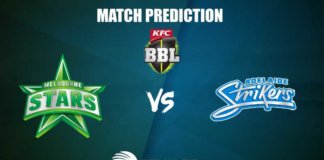 Melbourne Stars vs Adelaide Strikers Match Prediction| BBL 2019-20