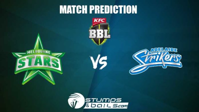 Melbourne Stars vs Adelaide Strikers Match Prediction| BBL 2019-20