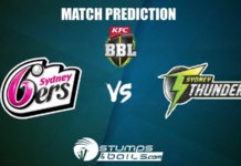 Sydney Sixers Vs Sydney Thunder Match Prediction| BBL 2019-20 Sydney Sixers Vs Sydney Thunder Match Prediction| BBL 2019-20