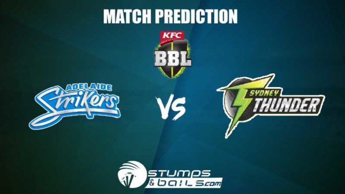 Adelaide Strikers vs Sydney Thunder Knockout Prediction| BBL 2019-20
