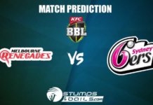 Melbourne Renegades Vs Sydney Sixers T20 Prediction| BBL 2019-20 Melbourne Renegades Vs Sydney Sixers T20 Prediction| BBL 2019-20
