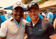 735 Still Not Out: David Warner meets Brian Lara After Triple Century against Pakistan 735 Still Not Out: David Warner meets Brian Lara After Triple Century against Pakistan