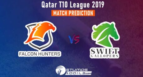 Falcon Hunters vs Swift Gallopers Match Prediction | Qatar T10 League 2019 | FLH vs SGP