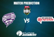 Hobart Hurricanes vs Melbourne Renegades Match Prediction Hobart Hurricanes vs Melbourne Renegades Match Prediction