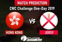 Hong Kong vs Jersey Match Prediction | CWC Challenge One-Day 2019 | HK vs JER Hong Kong vs Jersey Match Prediction | CWC Challenge One-Day 2019 | HK vs JER