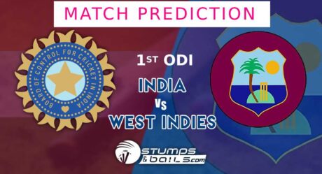 Match Prediction for India Vs West Indies 2019 – 1st ODI