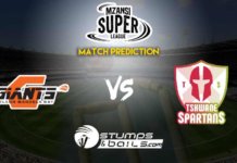 Nelson Mandela Bay Giants vs Tshwane Spartans Match Prediction | Mzansi Super League 2019 | MSL 2019 | NMBG vs TS Nelson Mandela Bay Giants vs Tshwane Spartans Match Prediction | Mzansi Super League 2019 | MSL 2019 | NMBG vs TS