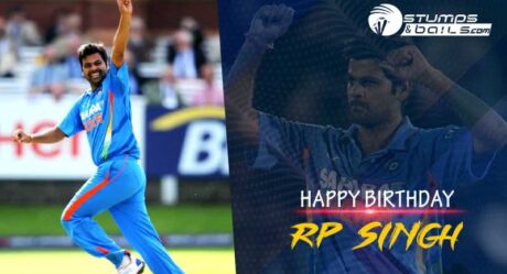 Happy Birthday RP Singh – Former Indian Pacer