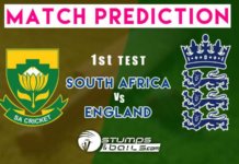 South Africa vs England 1st Test Match Prediction South Africa vs England 1st Test Match Prediction