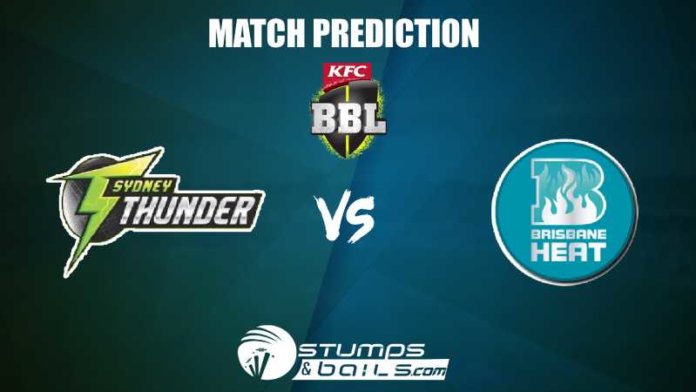 Sydney Thunder Vs Brisbane Heat T20 Prediction| BBL 2019-20