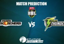 Perth Scorchers Vs Sydney Thunder T20 Prediction| BBL 2019-20 Sydney Thunder vs Perth Scorchers T20 PREDICTION