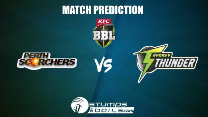 Sydney Thunder vs Perth Scorchers T20 PREDICTION