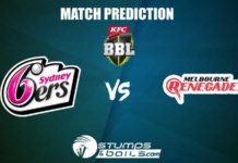 Sydney Sixers Vs Melbourne Renegades T20 Prediction Sydney Sixers Vs Melbourne Renegades T20 Prediction