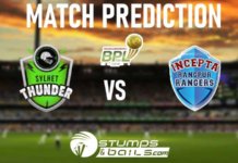 Sylhet Thunder vs Rangpur Rangers T20 Prediction Sylhet Thunder vs Rangpur Rangers T20 Prediction