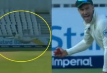 Watch: Faf du Plessis Take A Stunning One-Handed Catch Watch: Faf du Plessis Take A Stunning One-Handed Catch
