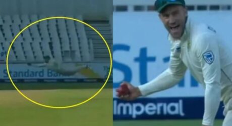 Watch: Faf du Plessis Take A Stunning One-Handed Catch