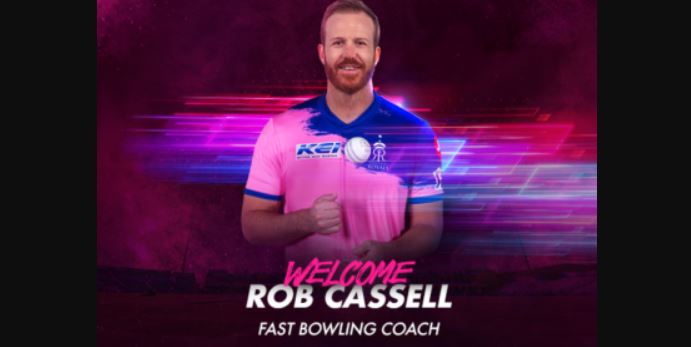 IPL 2020 - Rajashtan Royals Appointed Rob Cassell As Bowling Coach