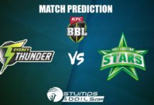 Melbourne Stars Vs Sydney Thunders T20 Prediction Melbourne Stars Vs Sydney Thunders T20 Prediction
