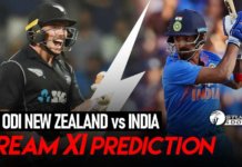 Dream11 Prediction For New Zealand Vs India 2nd ODI