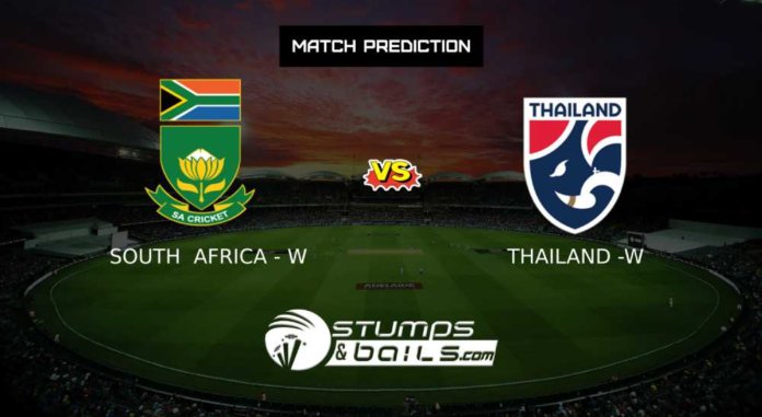 South Africa Women Vs Thailand Women 11th Match Prediction