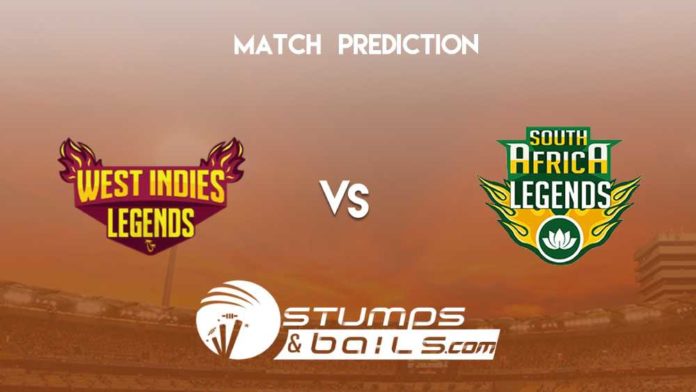 West Indies Legends vs South Africa Legends 4th Match Prediction WIL vs RSAL