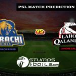 Karachi Kings Vs Lahore Qalandars 26th Match Prediction