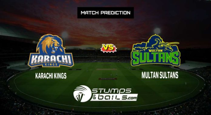 Karachi Kings Vs Multan Sultans 19th Match Prediction
