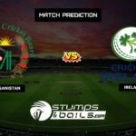 Afghanistan Vs Ireland 2nd T20 Match Prediction| AFG VS IRE