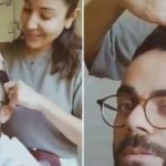 Anushka Chops Virat Kohli’s Hair With Kitchen Scissors