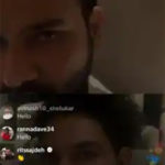 Rohit Sharma’s Wife Crashes The Instagram Live Chat