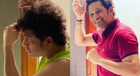Sachin Cuts His Hair Himself Due To Lockdown