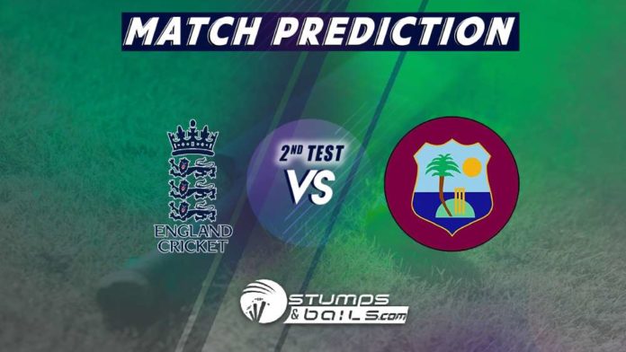 England Vs West Indies 2nd Test Match Prediction| Eng VS WI