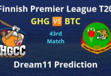 Finnish Premier League 2020 Dream11 Prediction: GHG Vs BTC Finnish Premier League
