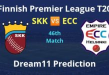 Finnish Premier League 2020 Dream11 Prediction: SKK Vs ECC SKK Vs ECC