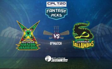 CPL 2020 8th Match Dream11 Prediction: GAW Vs JT GAW Vs JT