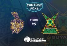 CPL 2020 Dream11 Prediction: TKR Vs GAW CPL 2020
