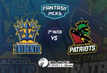CPL 2020 Dream11 Prediction: BT Vs SNP BT Vs SNP