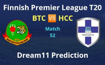 Finnish Premier League 2020 Dream11 Prediction: BTC Vs HCC BTC Vs HCC