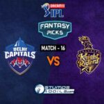 IPL 2020: DC Vs KKR DREAM11 PREDICTION | MATCH 16 | DC Vs KKR