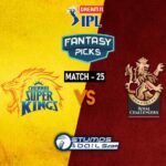 IPL 2020: CSK vs RCB DREAM11 PREDICTION | MATCH 25 | RCB vs CSK