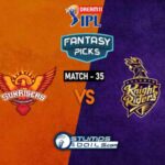 IPL 2020: SRH VS KKR DREAM11 PREDICTION | MATCH 35 | SRH VS KKR