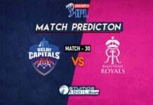 IPL 2020: RR VS DC MATCH PREDICTION | MATCH 30 | DC VS RR DC VS RR