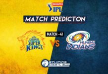 IPL 2020: CSK VS MI MATCH PREDICTION | MATCH 41 | CSK VS MI