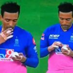 2020 IPL: Accidentally, Uthappa Applies Saliva On The Ball Against KKR