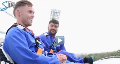 Rashid Khan’s Hilarious Attempt To Mimic Adam Gilchrist Will Leave You In Stitches; Watch