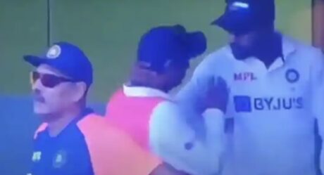 Fans Left Confused As Mohammed Siraj Grabs Kuldeep Yadav By His Neck