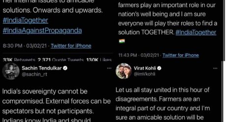 Virat Kohli, Sachin Tendulkar And Others Voice Their Opinions Against Rihanna’s Tweet