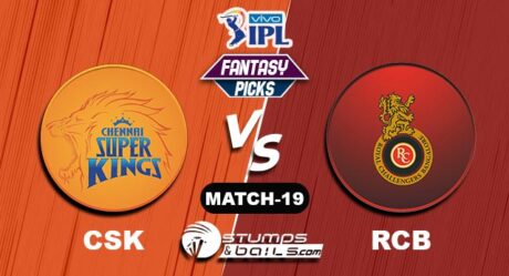 CSK vs RCB IPL 2021, Match 19| CSK vs RCB Dream11 Predictions