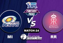 MI vs RR IPL 2021, Match 24| MI vs RR Dream11 Predictions FANTASY-24: MI vs RR