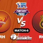 SRH vs RCB IPL 2021, Match 6|SRH vs RCB Dream11 Predictions